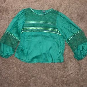 Blink London Green Blouse Size L - Never Worn!!